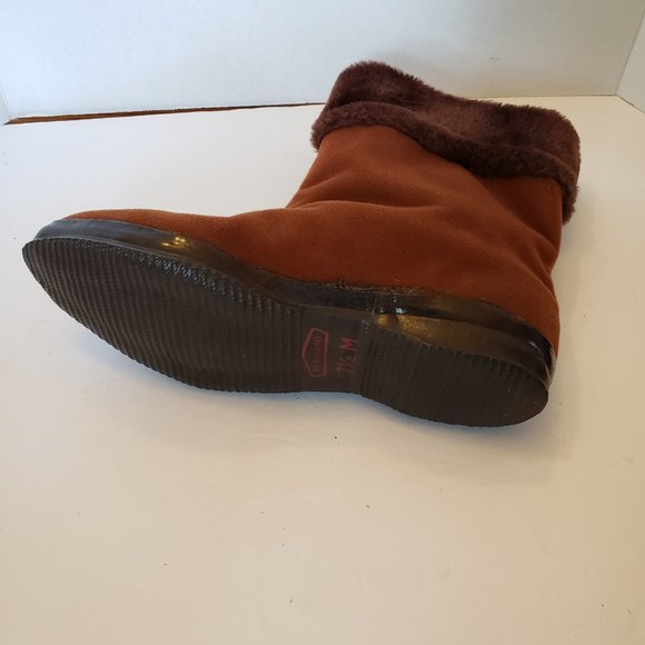 VINTAGE BF Goodrich Fur Boots Fleece Lining NWOT - Picture 5 of 8